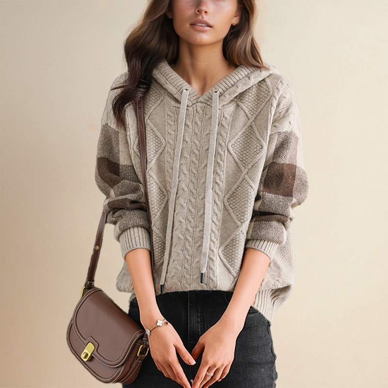 Aranza | Jacquard hoodie