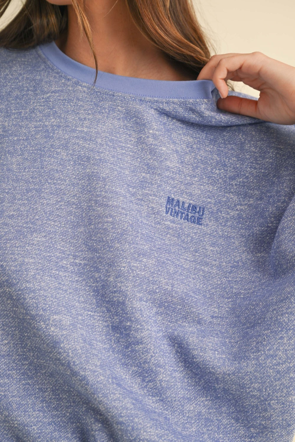Lorena | Mable crew neck sweatshirt with letter embroidery