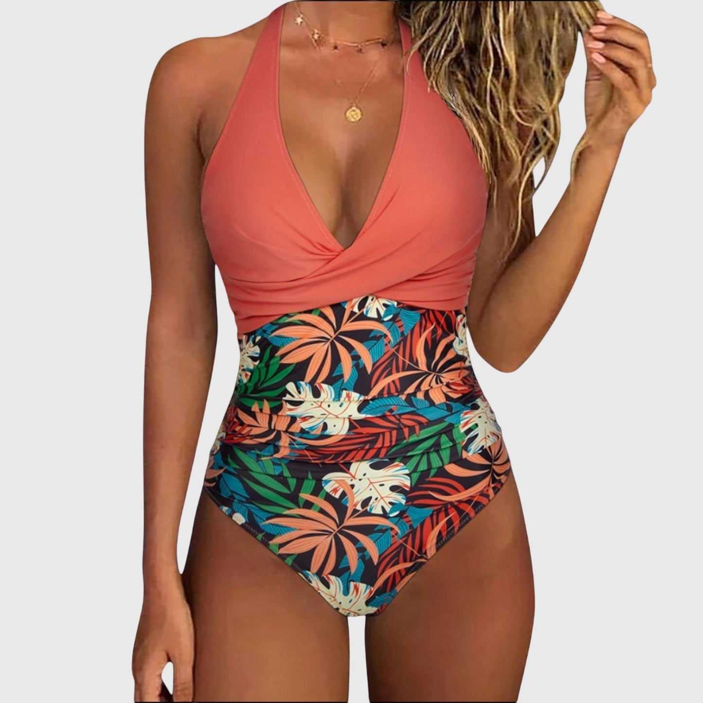 Florence - Elegant Swimsuit for Women with V-Neck