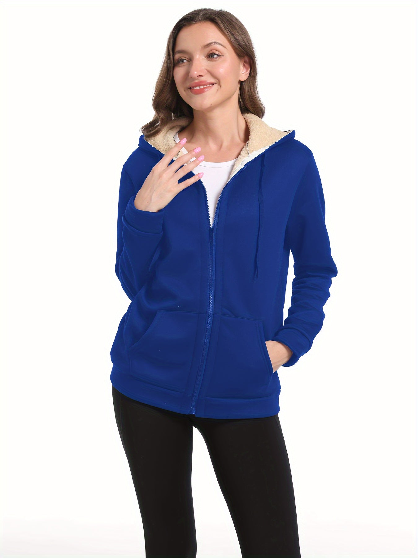 Carolina | Zipper hoodie, stylish and warm