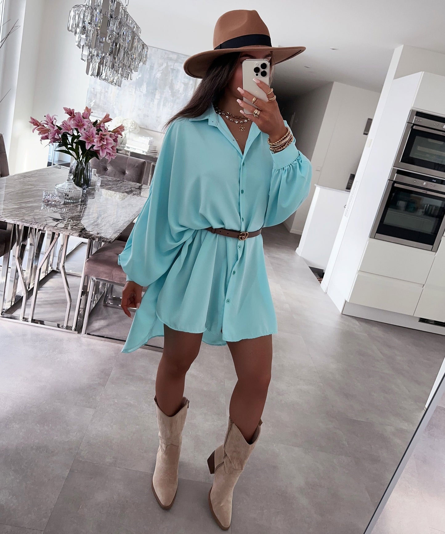 Lucrecia® | Blouse Alina Turquoise