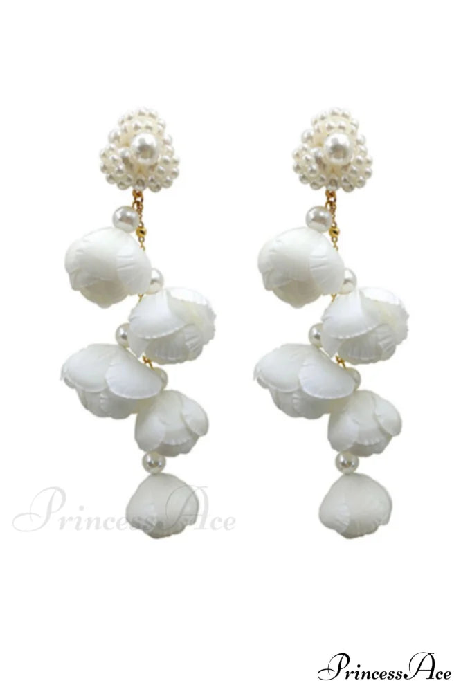 Flower Elegant Drop Earrings