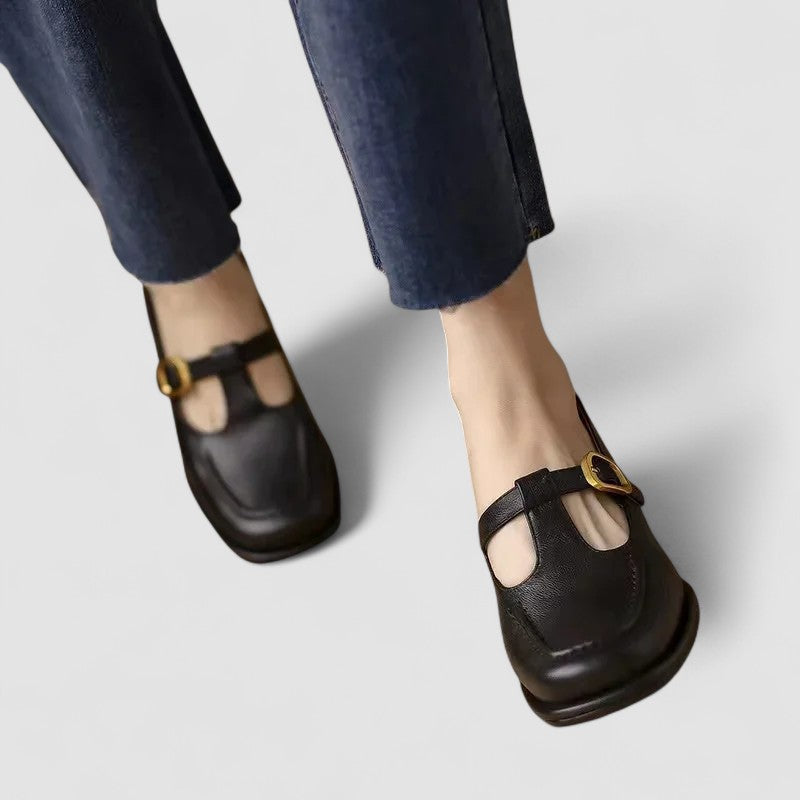 Mary | Orthopedic T-Strap Heels