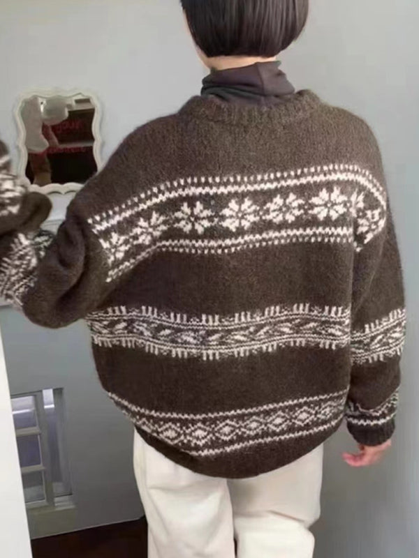 Nell | Women's Fair Isle Relaxed Fit Jumper