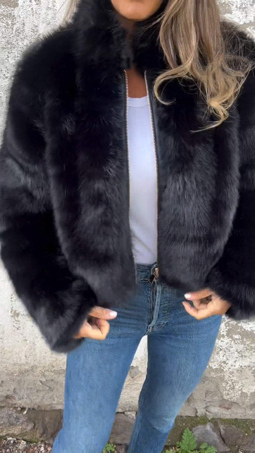 Asuncion | Faux leather jacket