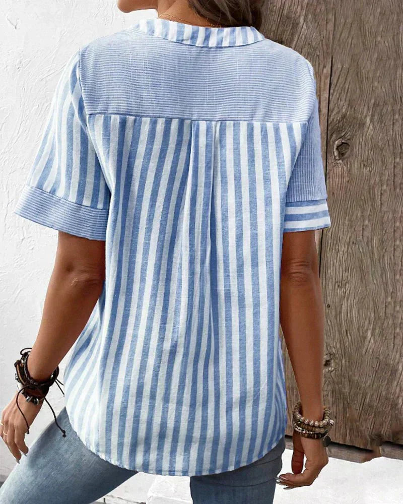 Alfonsine® | Soft Striped Blouse
