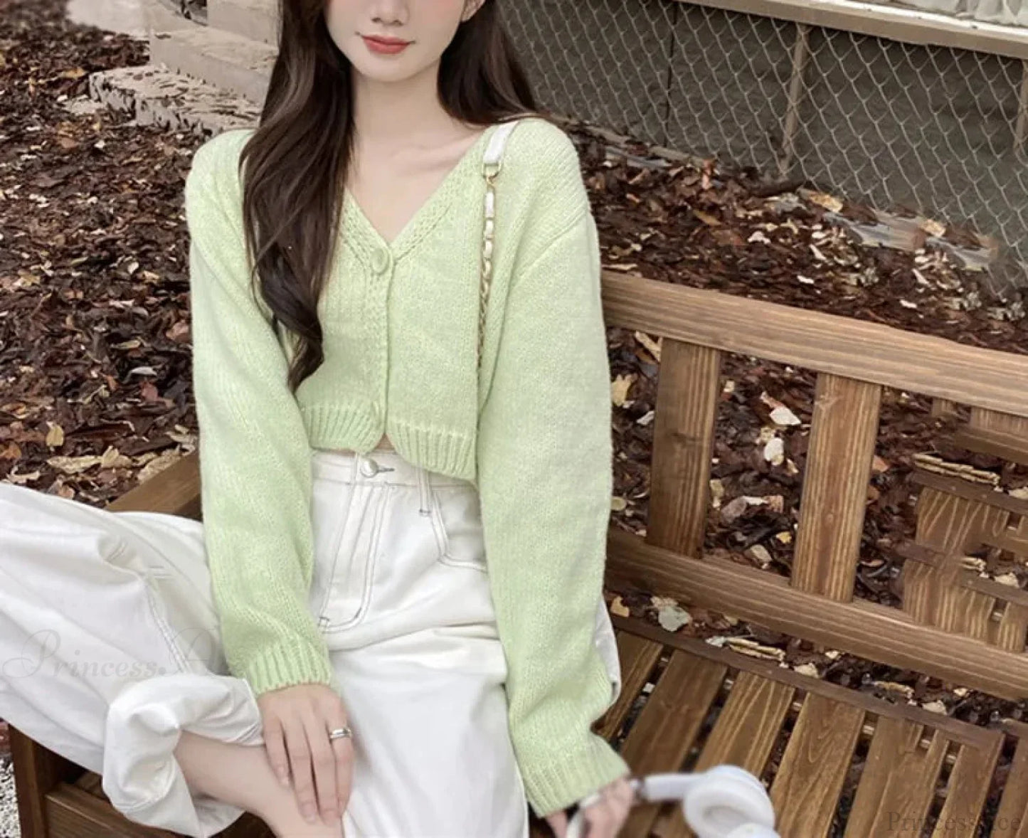 Long Sleeve Thin Short Solid Casual All-Match Cardigan