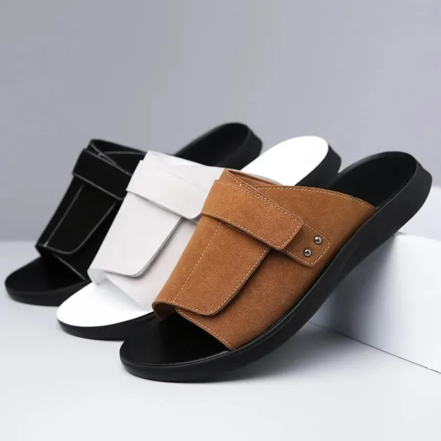 Axis Suede Slides