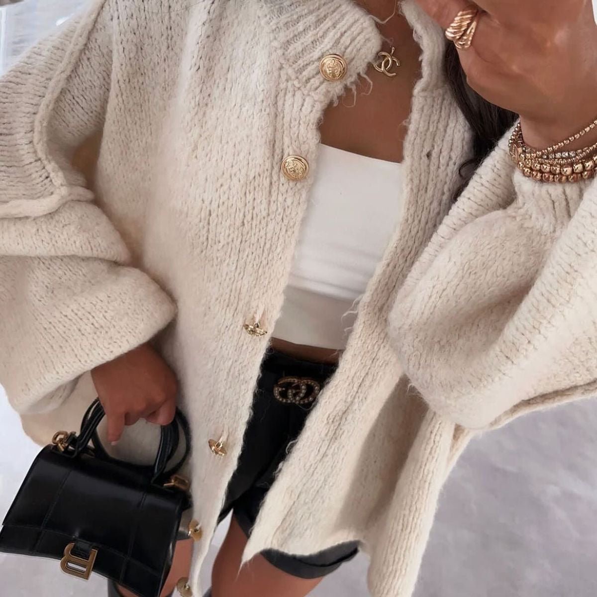 Simona | Oversized cardigan