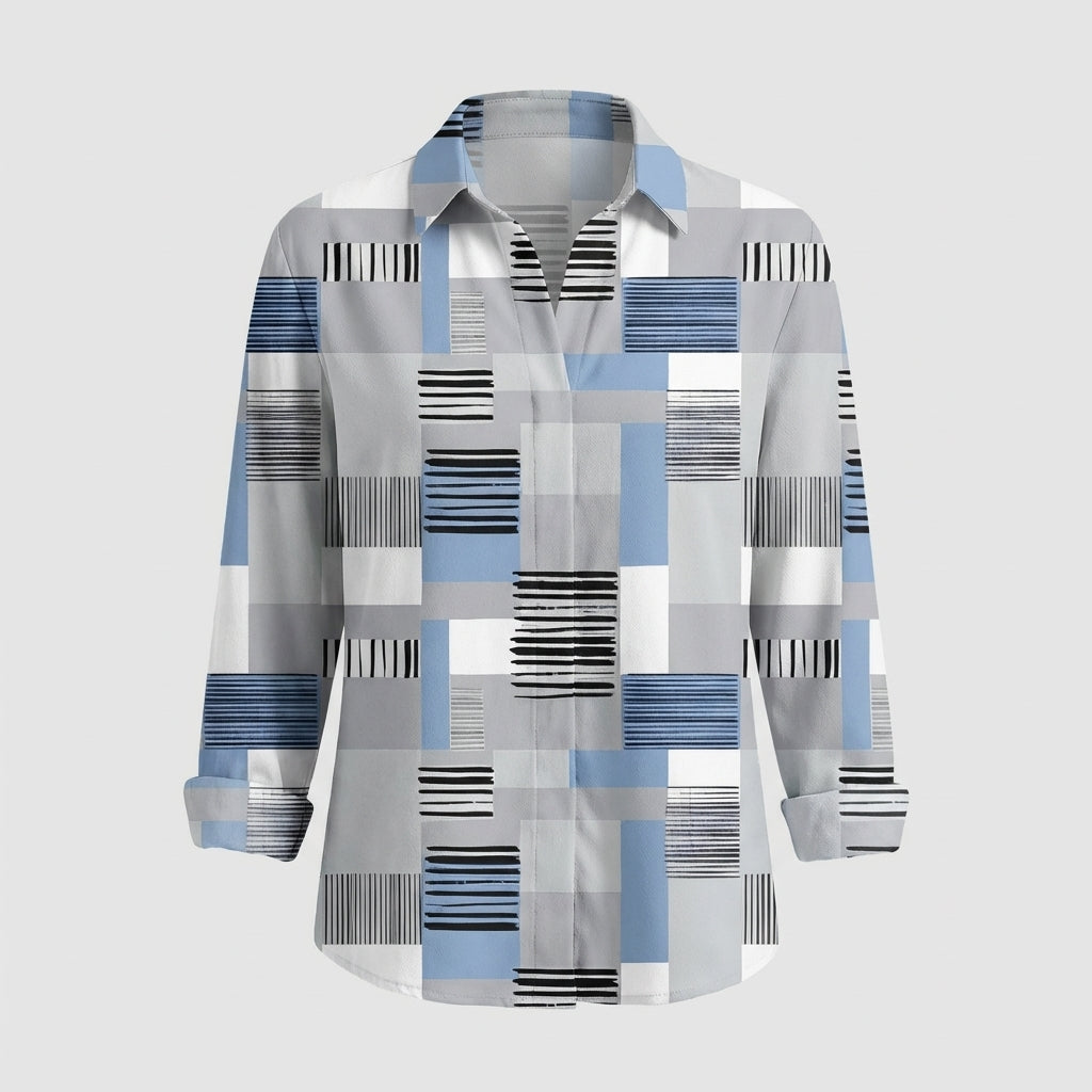 Peggy | Women's Long Sleeve Button-Down Blouse