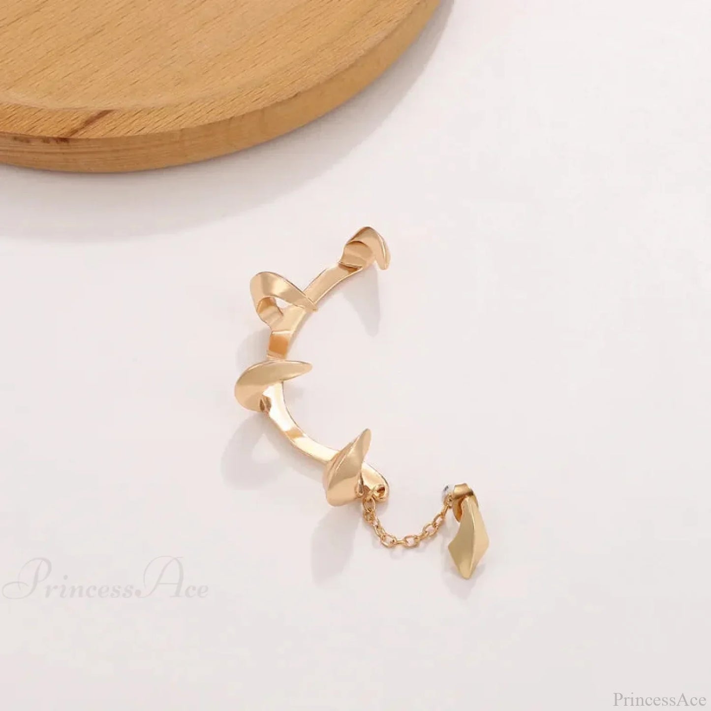 Rebellious Satan Claw Stone Rap Clip Earring