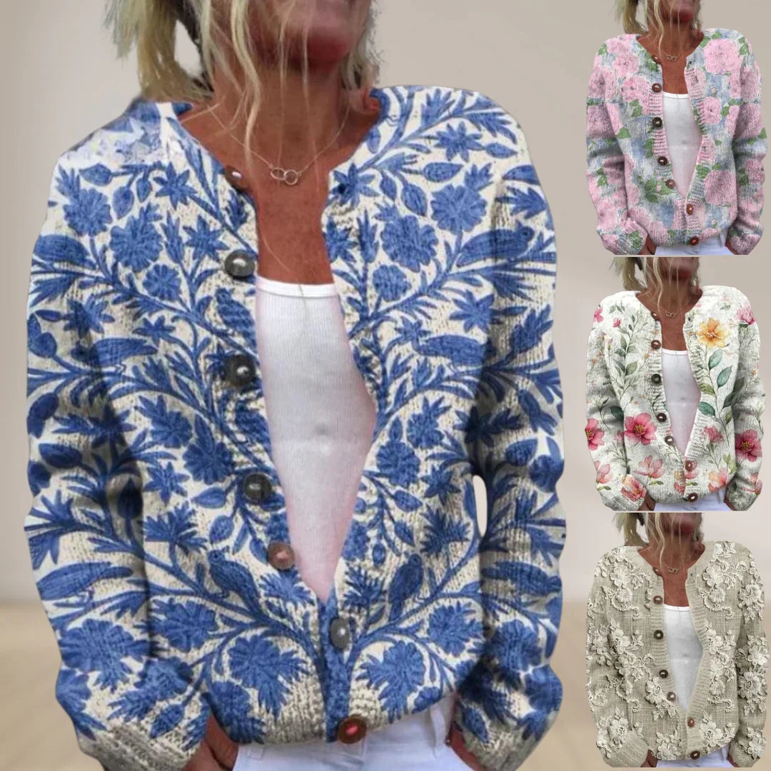 Dafne | STYLISH FLORAL CARDIGAN