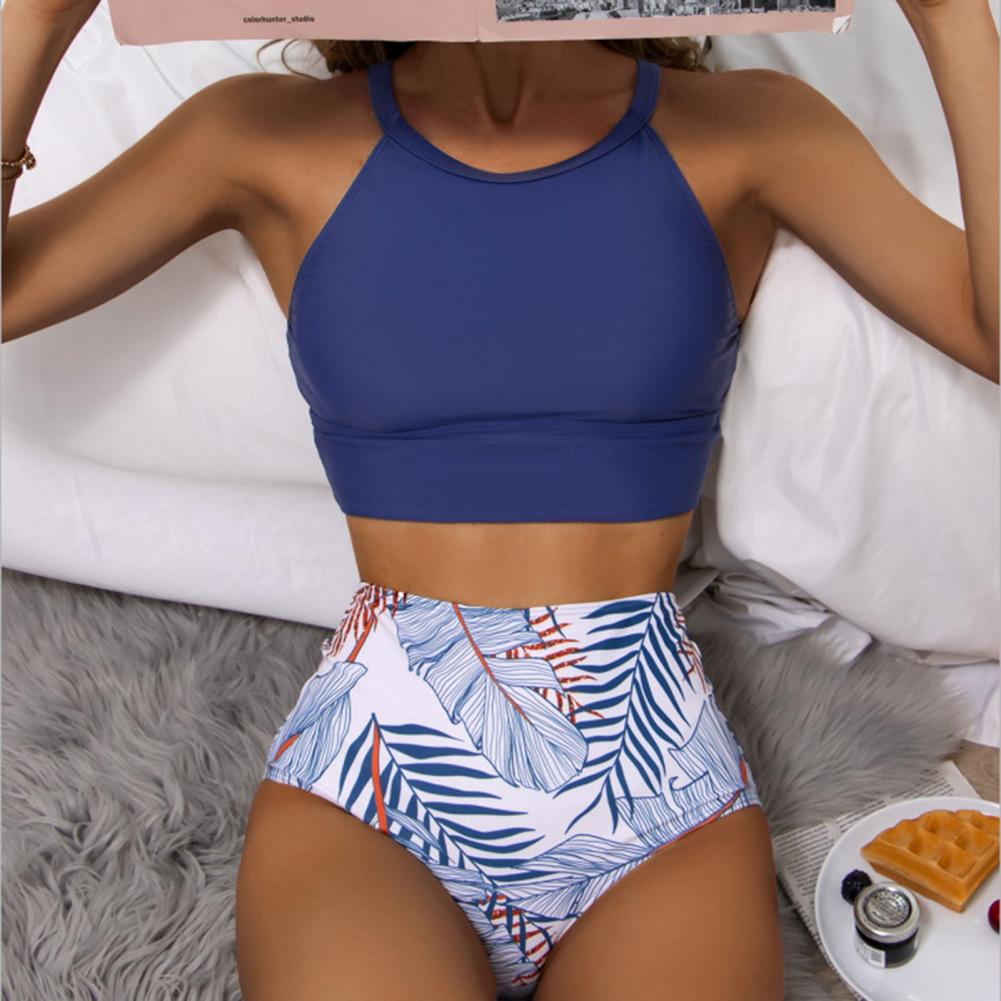 Evelyn® | Floral Print High Waisted Swimsuit