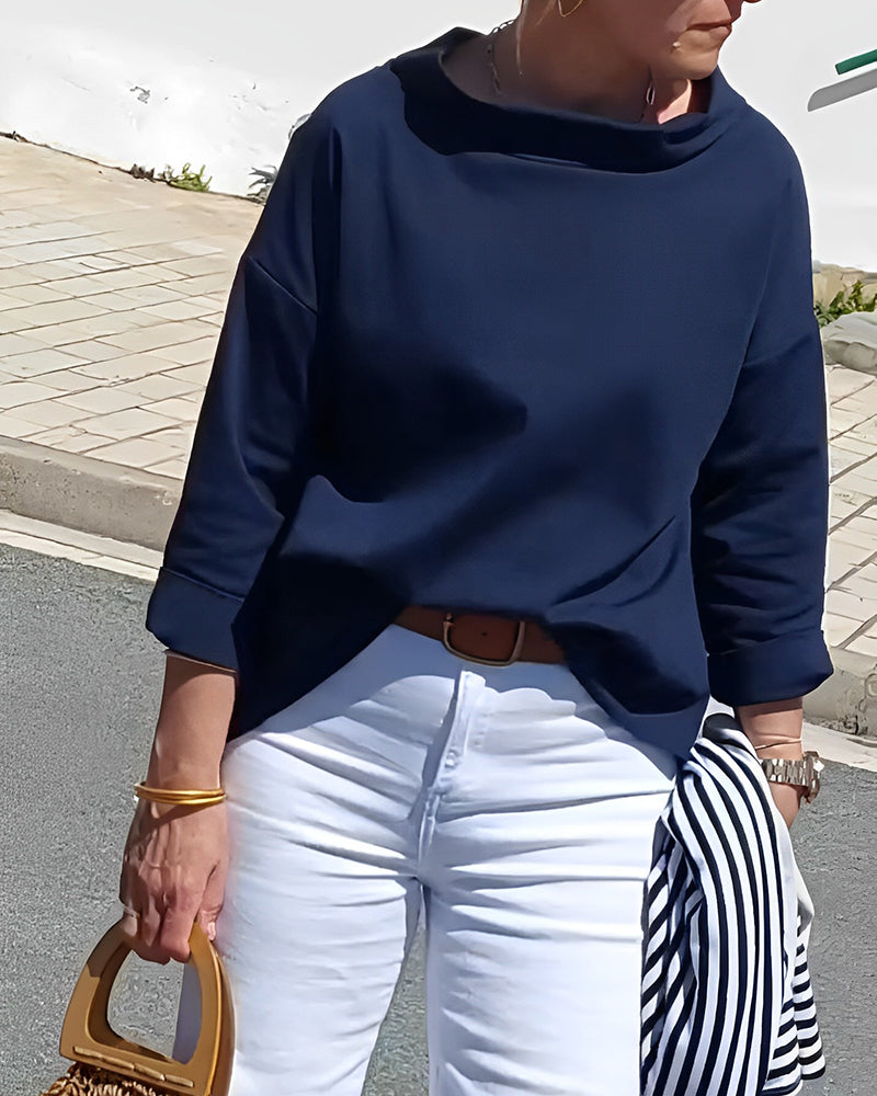 Aldona® | Women'S Elegant Blouse With Half Sleeves