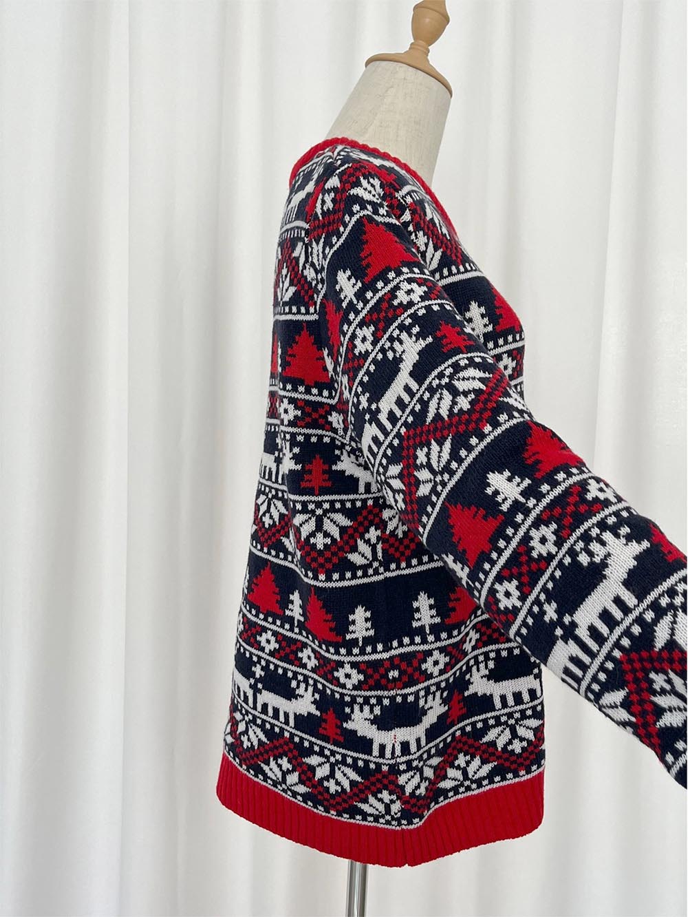 Gertrudis | Oversized Christmas Reindeer Sweater for Women