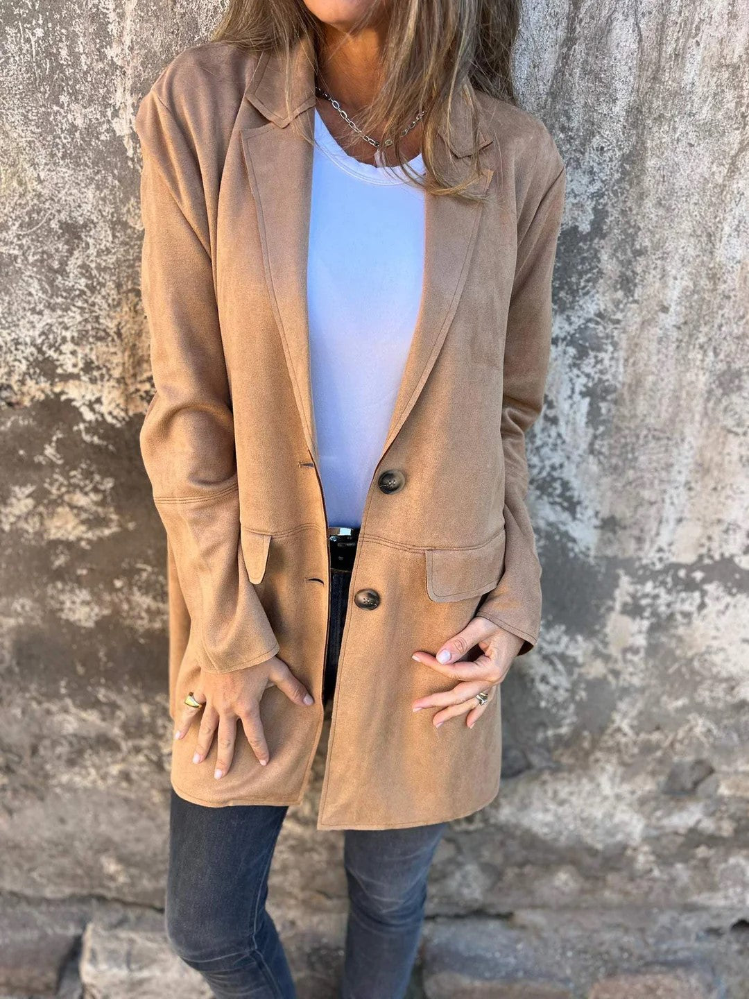 Ariadna | Coat with pockets