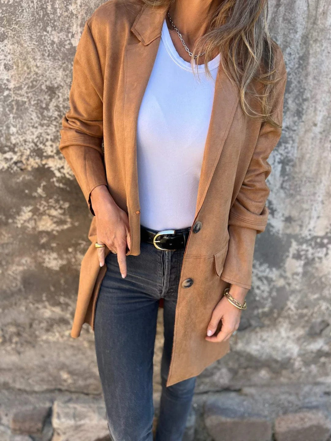 Ariadna | Coat with pockets