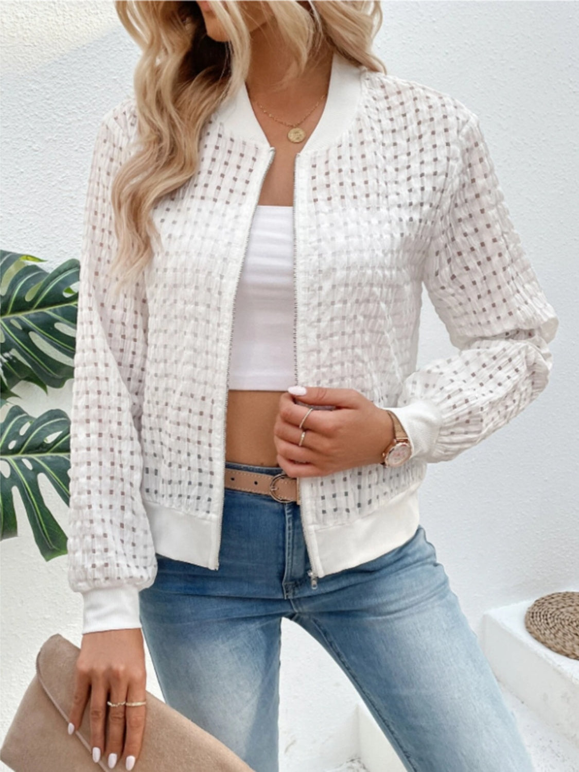 Kirsten | Long sleeve jacket with zip