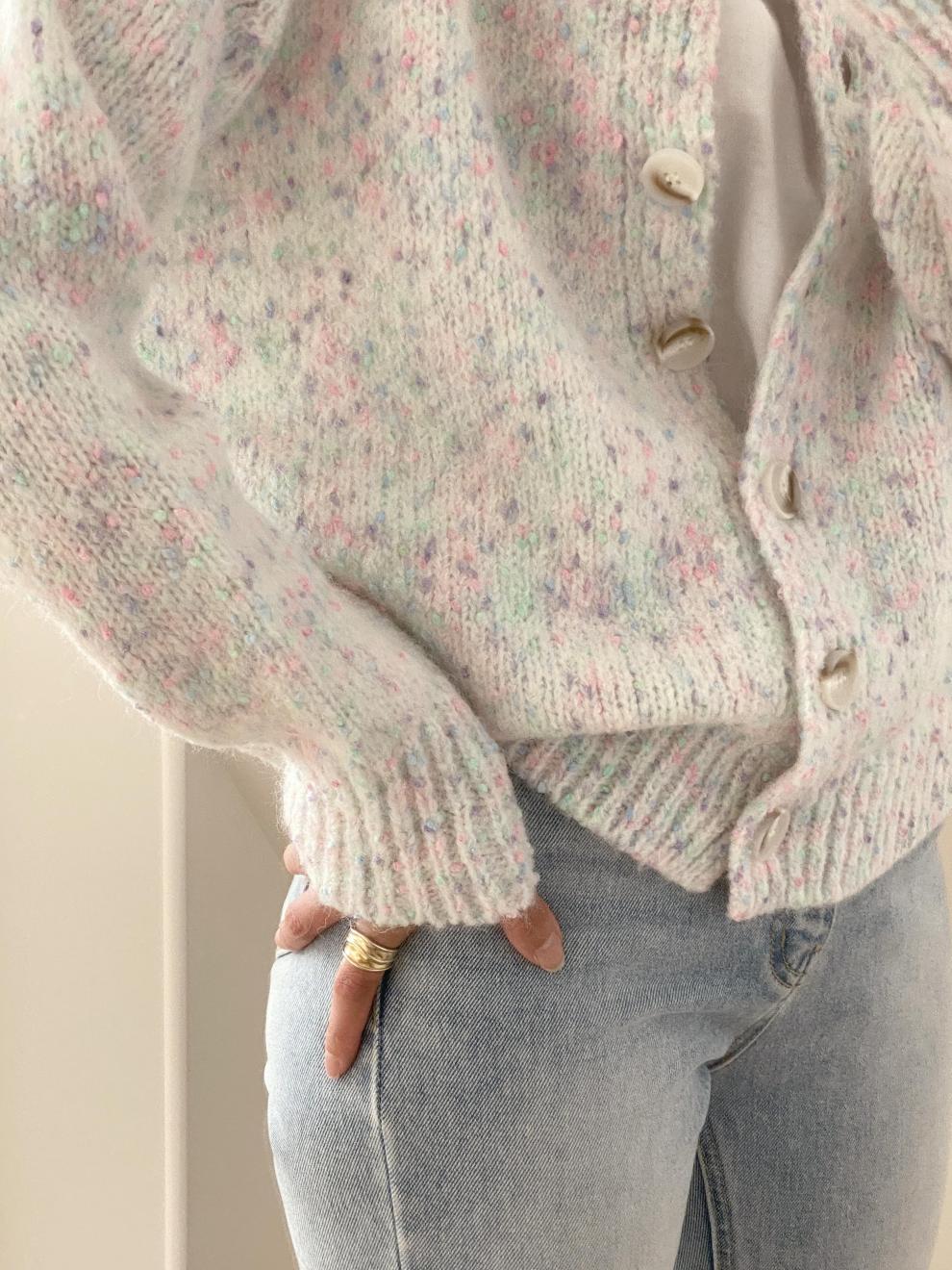 Vanessa® | Cardigan à Manches Longues Ivory