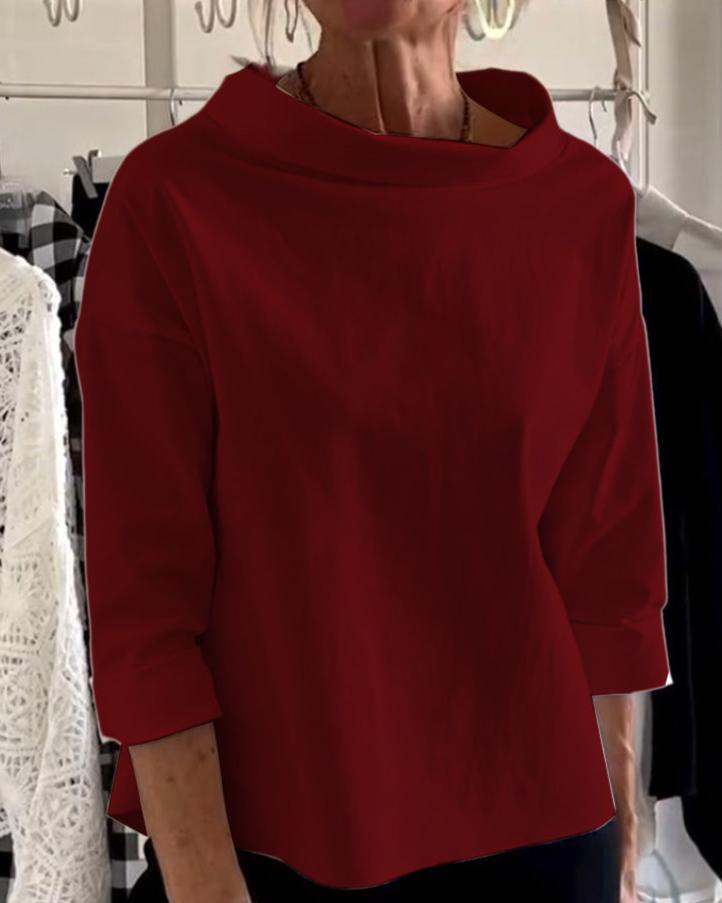 Cecilia® | Elegant high collar top for women