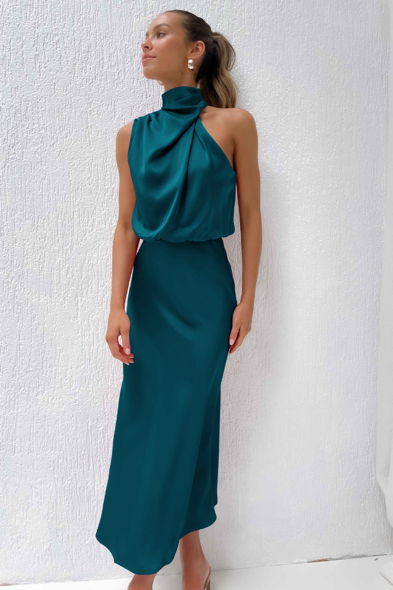 Isabella® | Maxi Dress With High Neck