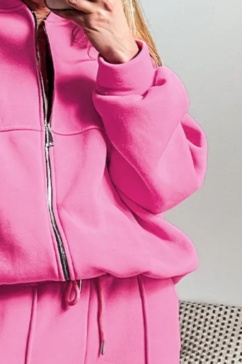 Marta | Long-sleeved top and zip-up trousers set