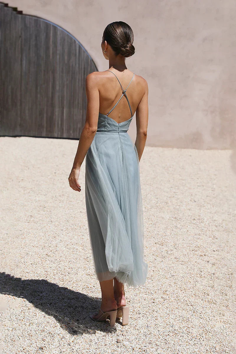 Manuela® | Midi Dress Sage Green