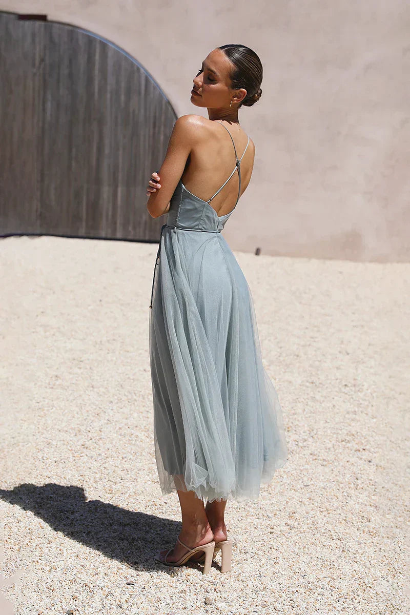 Manuela® | Midi Dress Sage Green