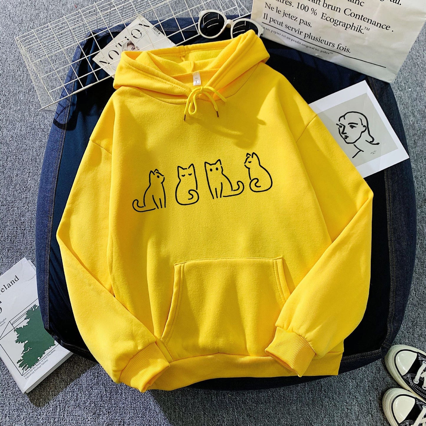 Florencia | Long sleeve casual hoodie