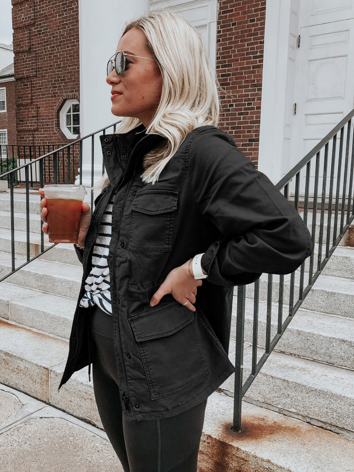 Carolina | Long sleeve zip jacket with pockets