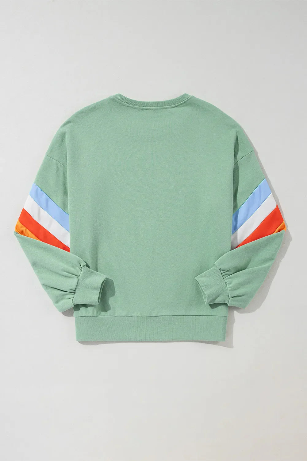 Pilar | Contrasting long-sleeved crew neck sweatshirt