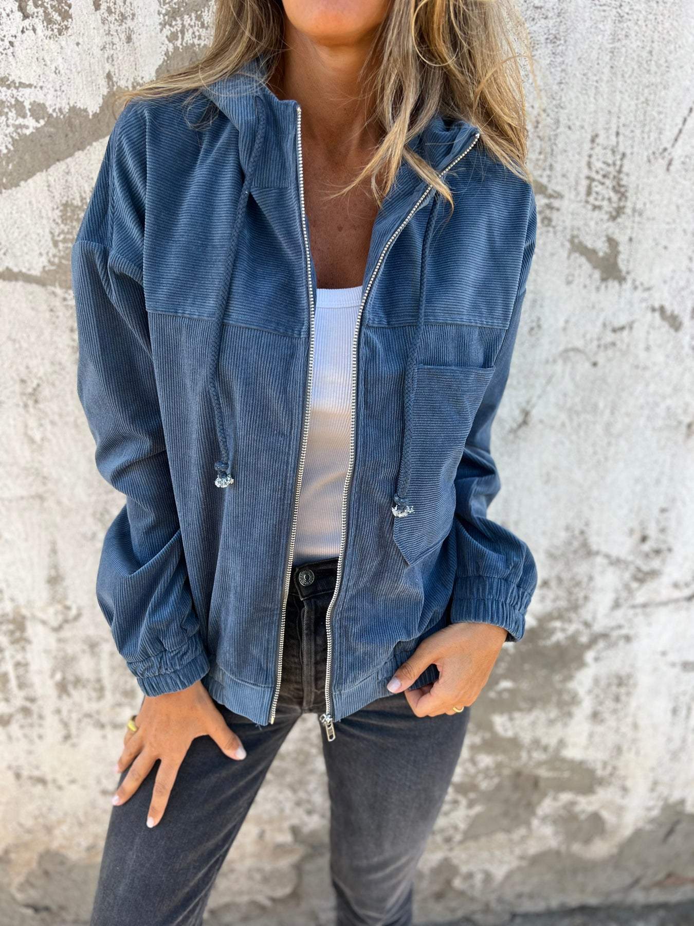 Adrianna® | Casual Hooded Zip-Up Jacket