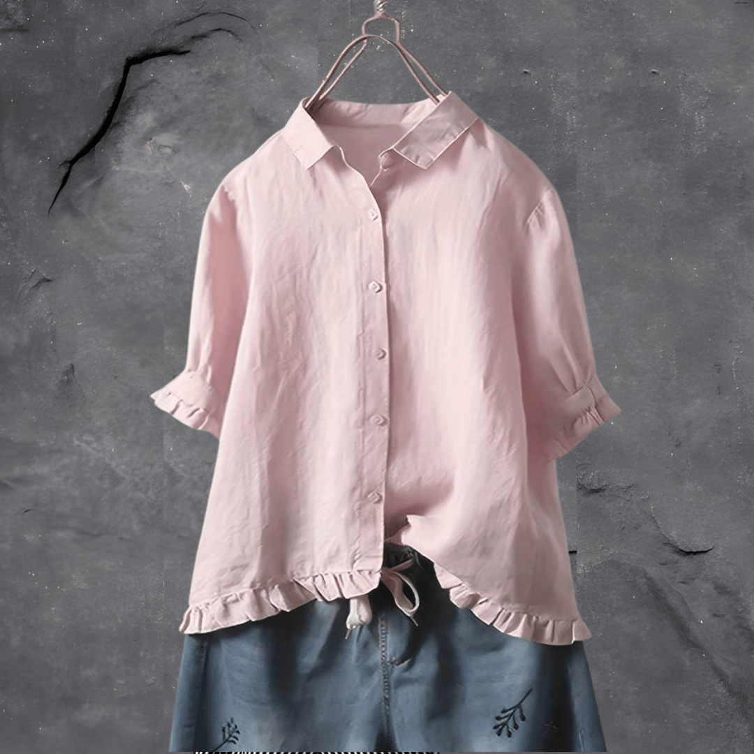 Buchanan® | Luxurious Linen Blouse