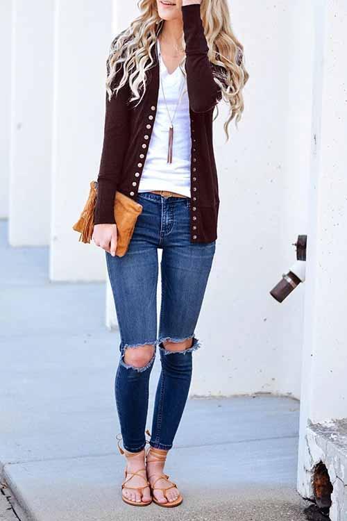 Yadira | Classic and stylish winter cardigan