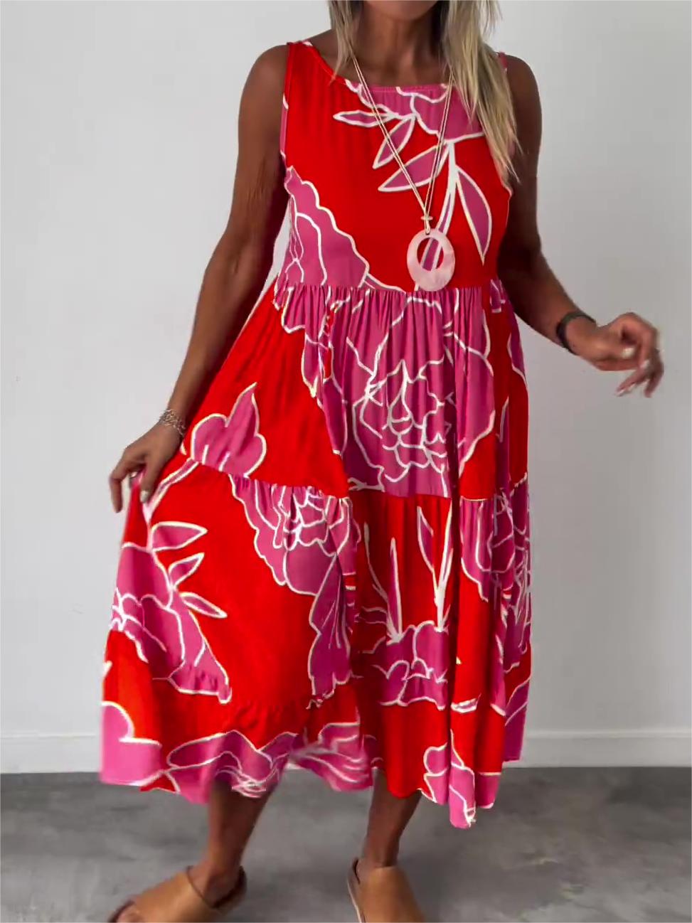 Piper® | Elegant Dress With Floral Print