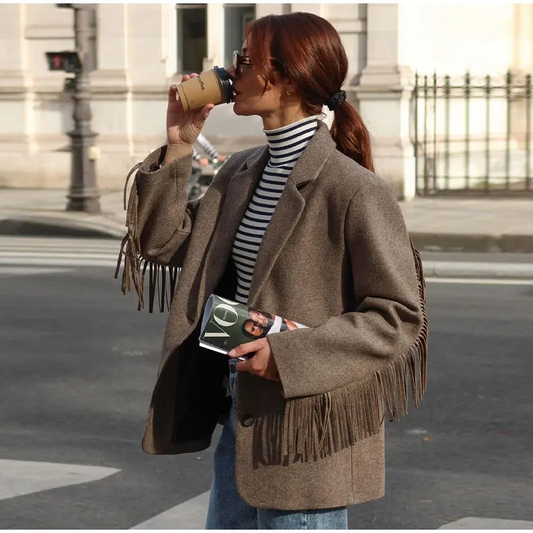 Sabina | Women's blazer with lapel collar