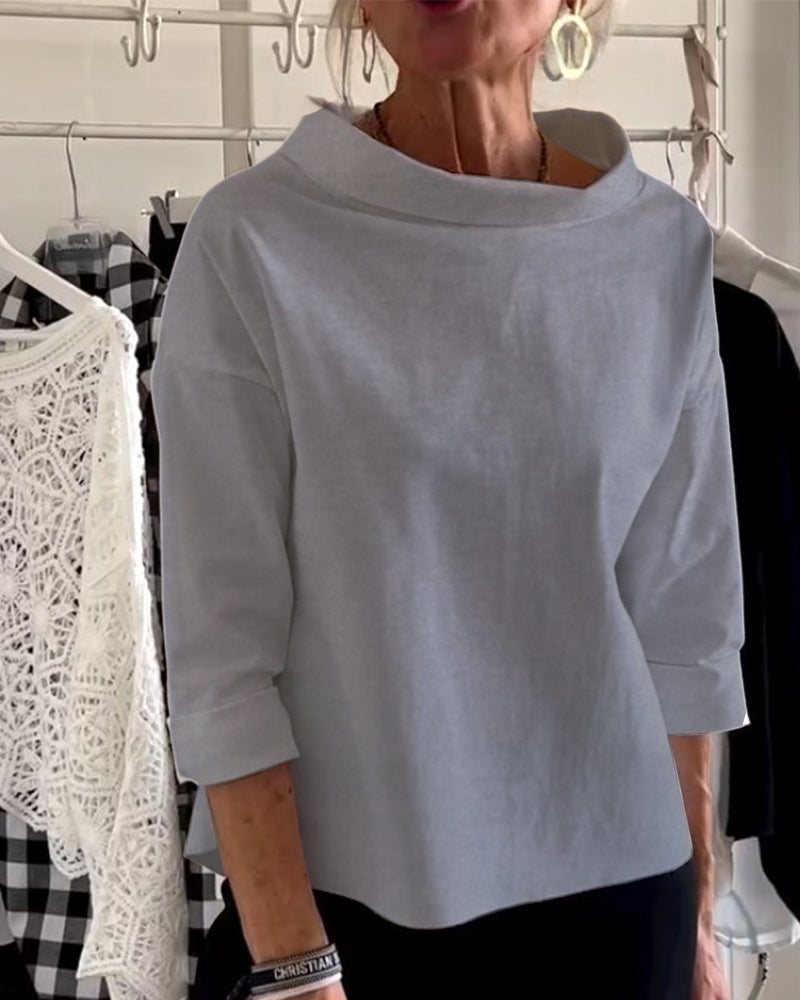 Aldona® | Women'S Elegant Blouse With Half Sleeves