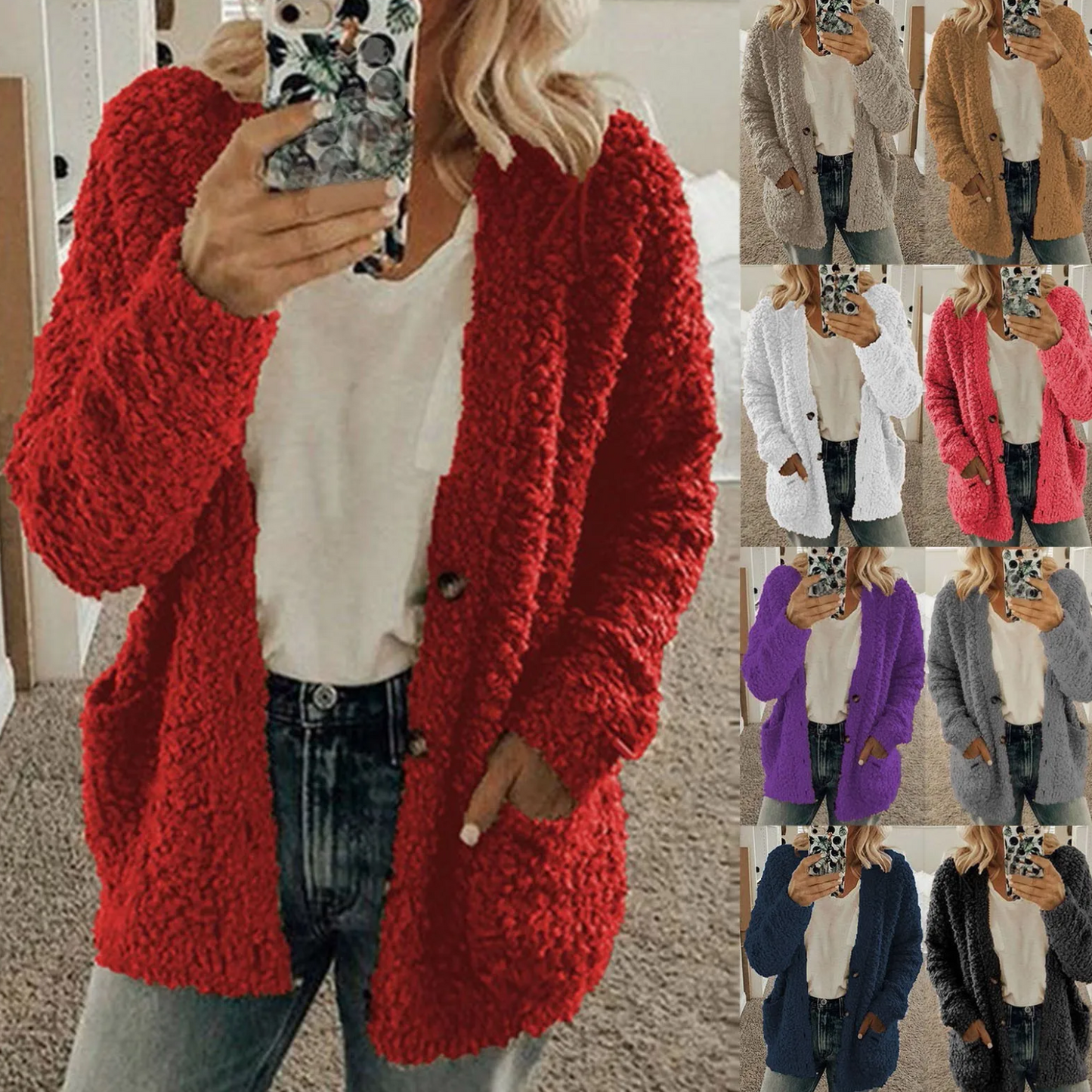 Vilma® | Stylish and casual winter cardigan.