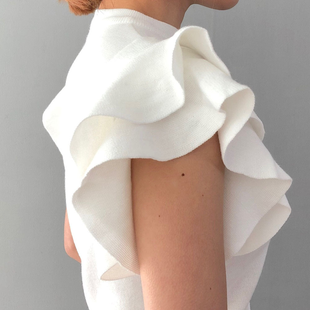 Maribel® | Fashionable Blouse Hemmed With Ruffles