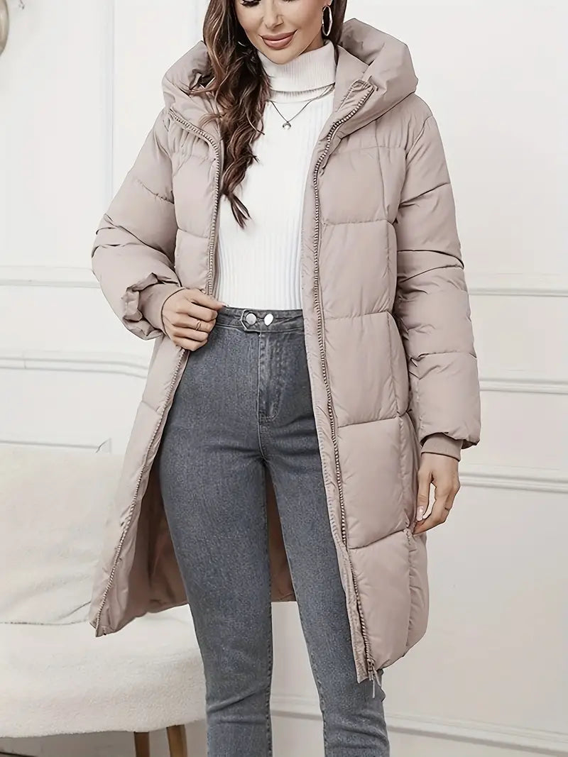 Lucrecia | Long down jacket with hood