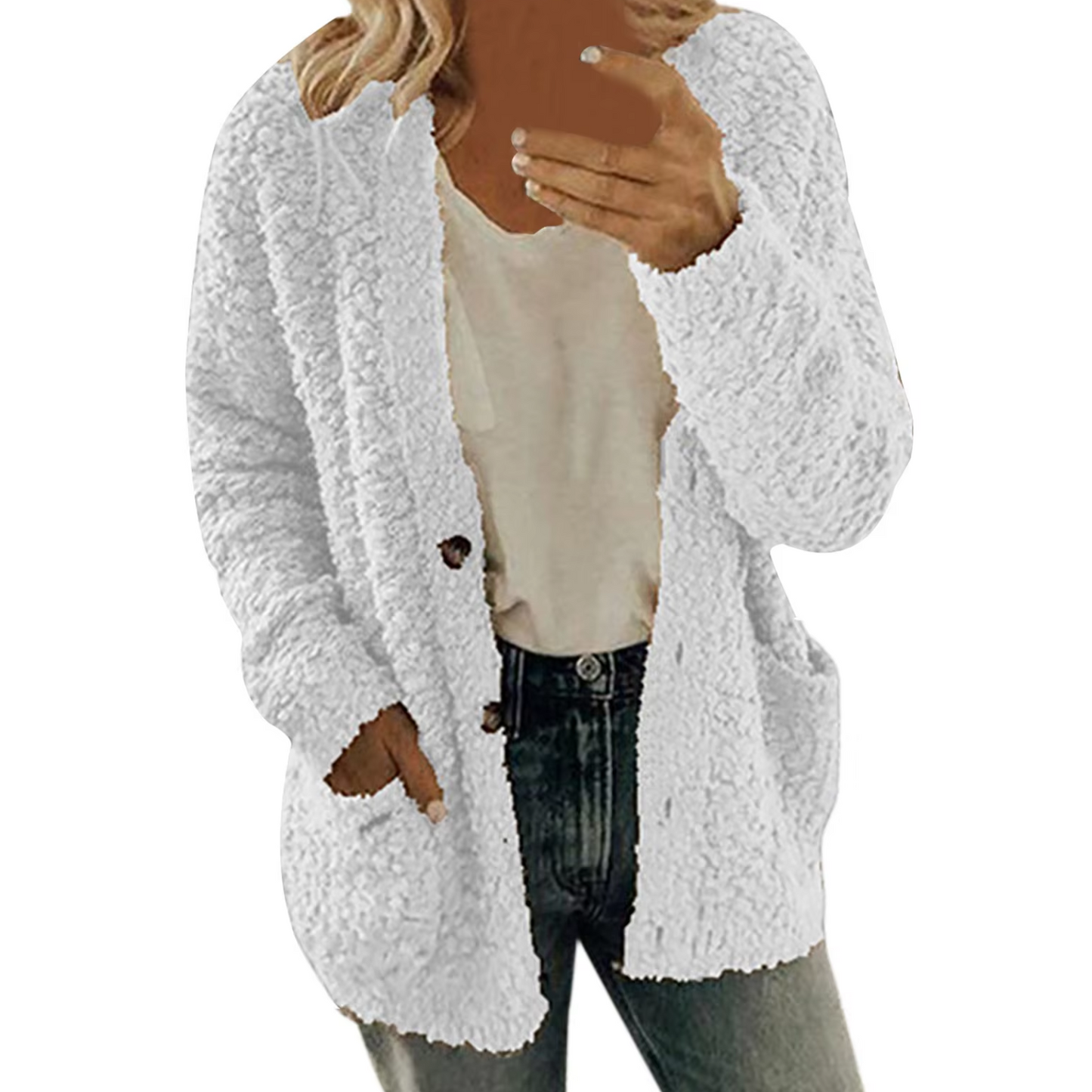 Geraldine | Tailored and elegant winter cardigan