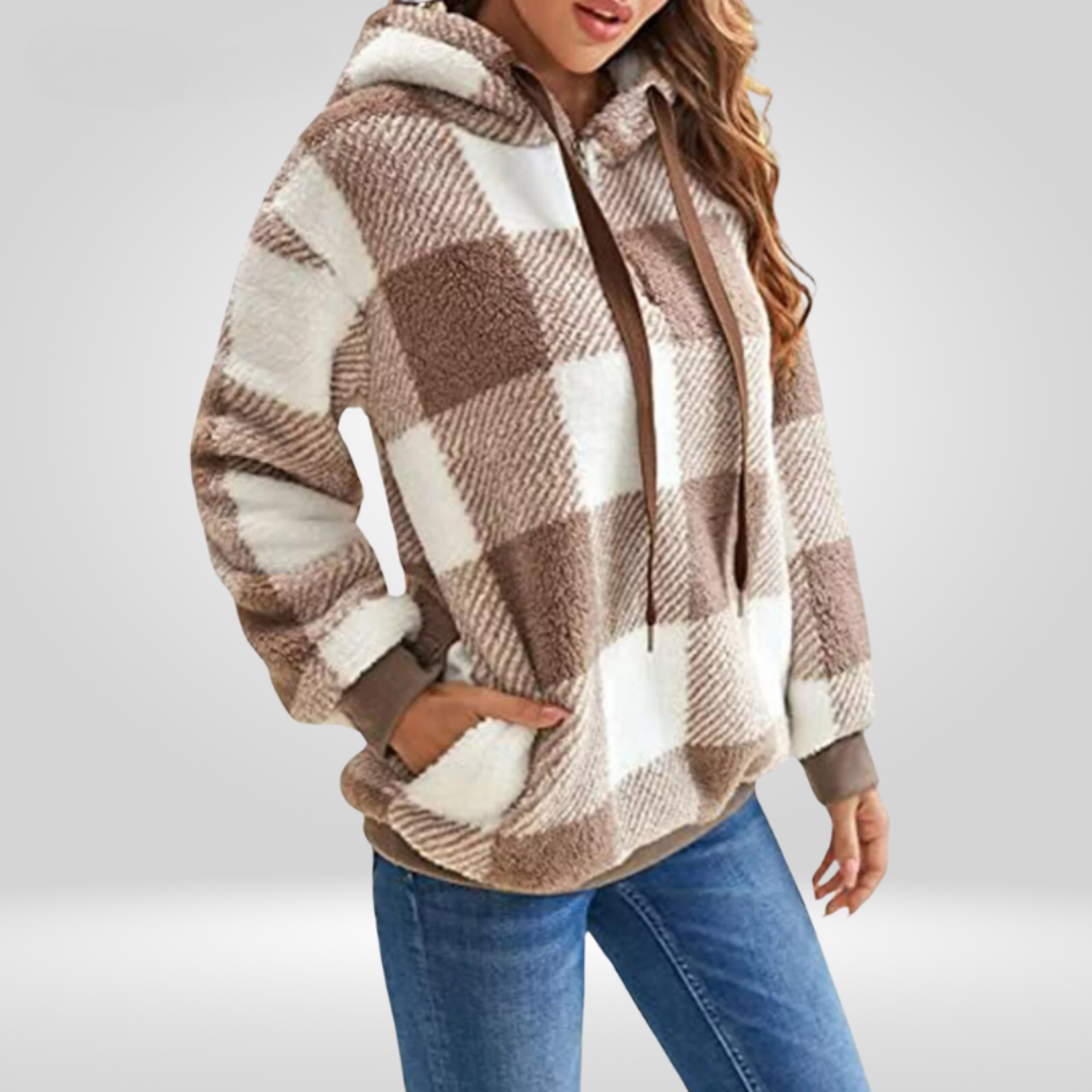 Angeline's | Stylish half zip sweater