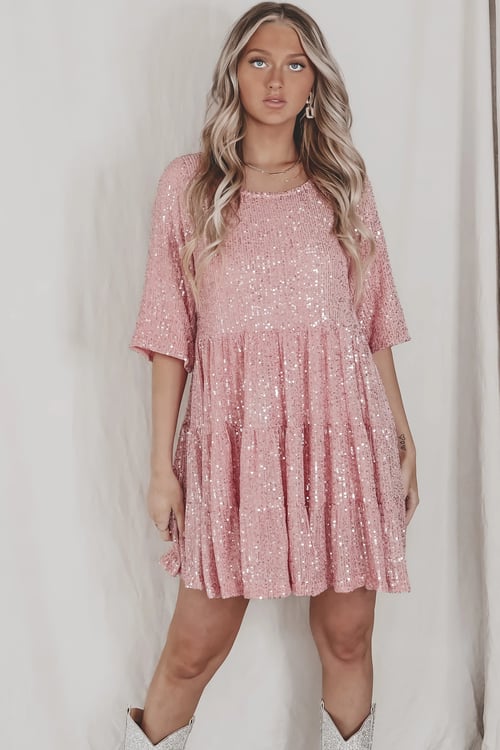 Fernanda® | Loose Sequin Dress