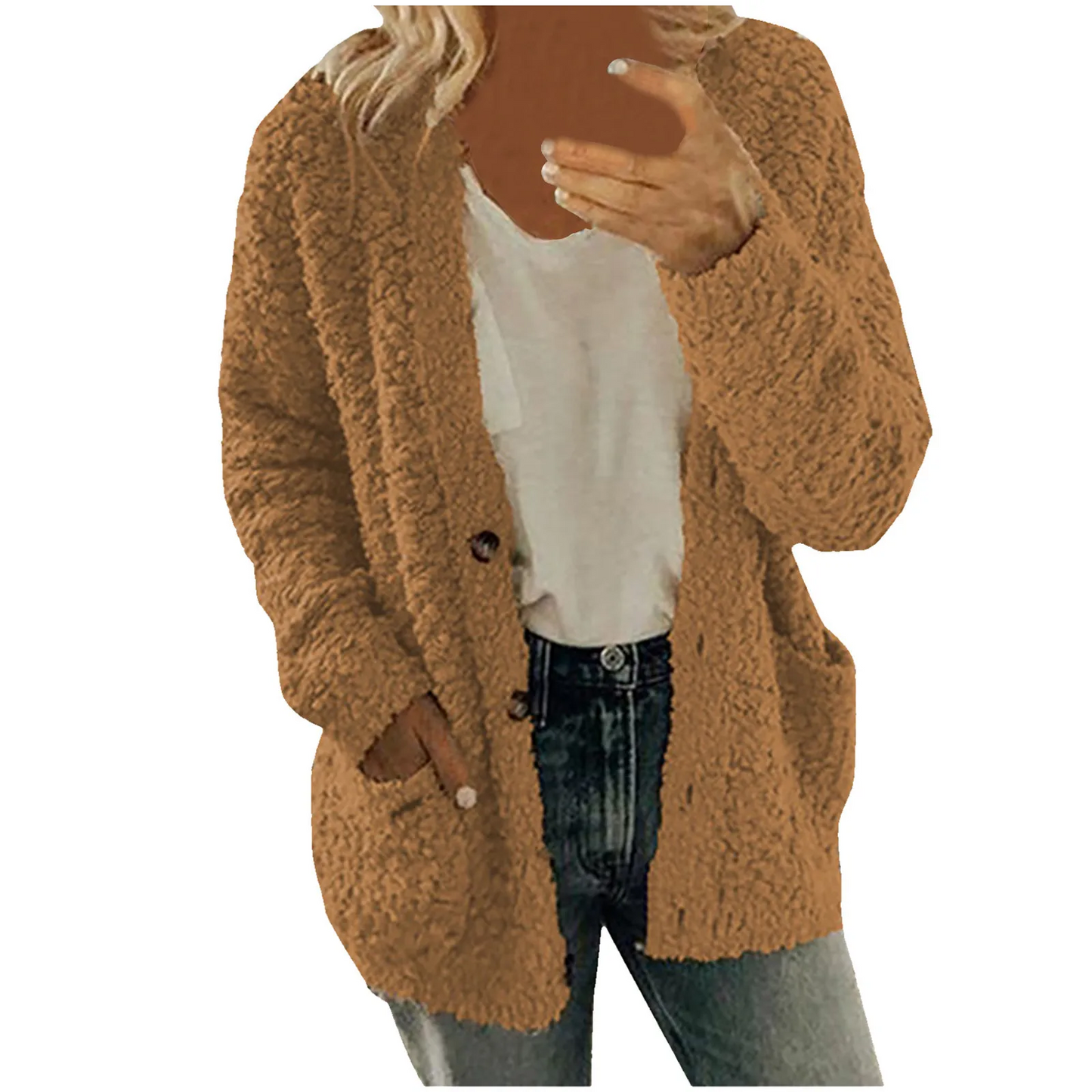 Vilma | Stylish and casual winter cardigan.