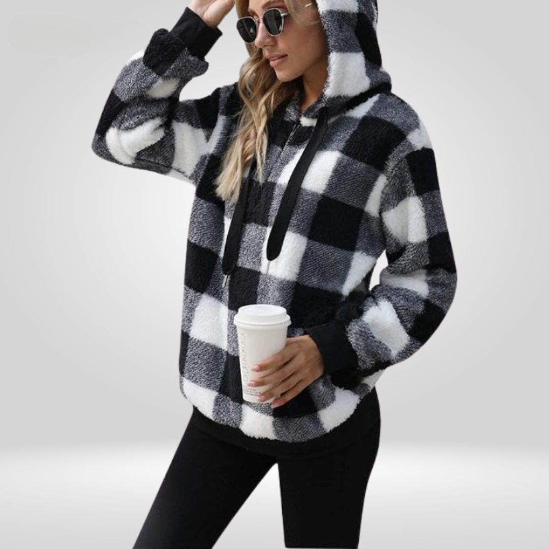 Juana | Elegant half-zip sweater
