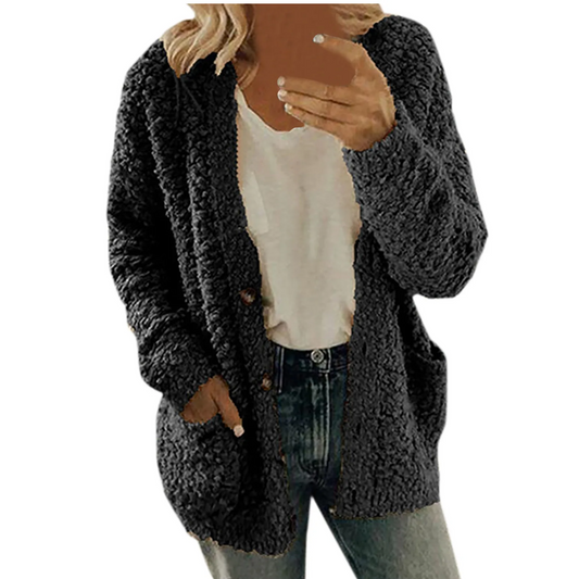 Vilma | Stylish and casual winter cardigan.