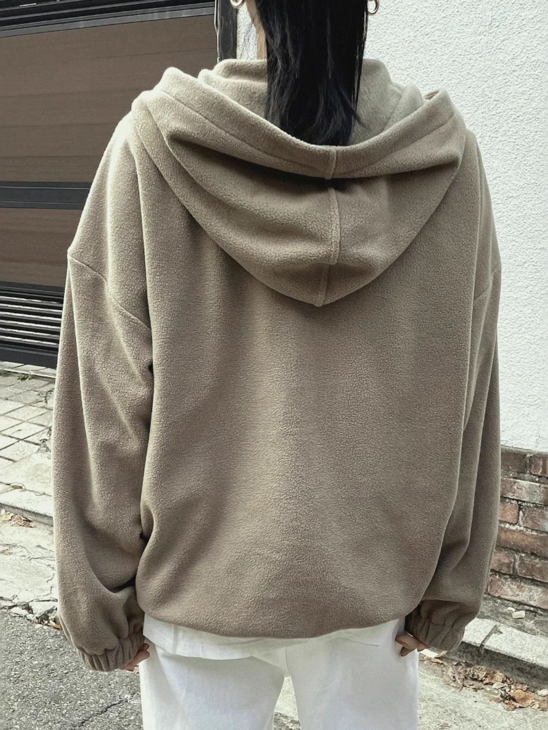 Beatriz | Mountain Quarter Zip Long Sleeve Hoodie