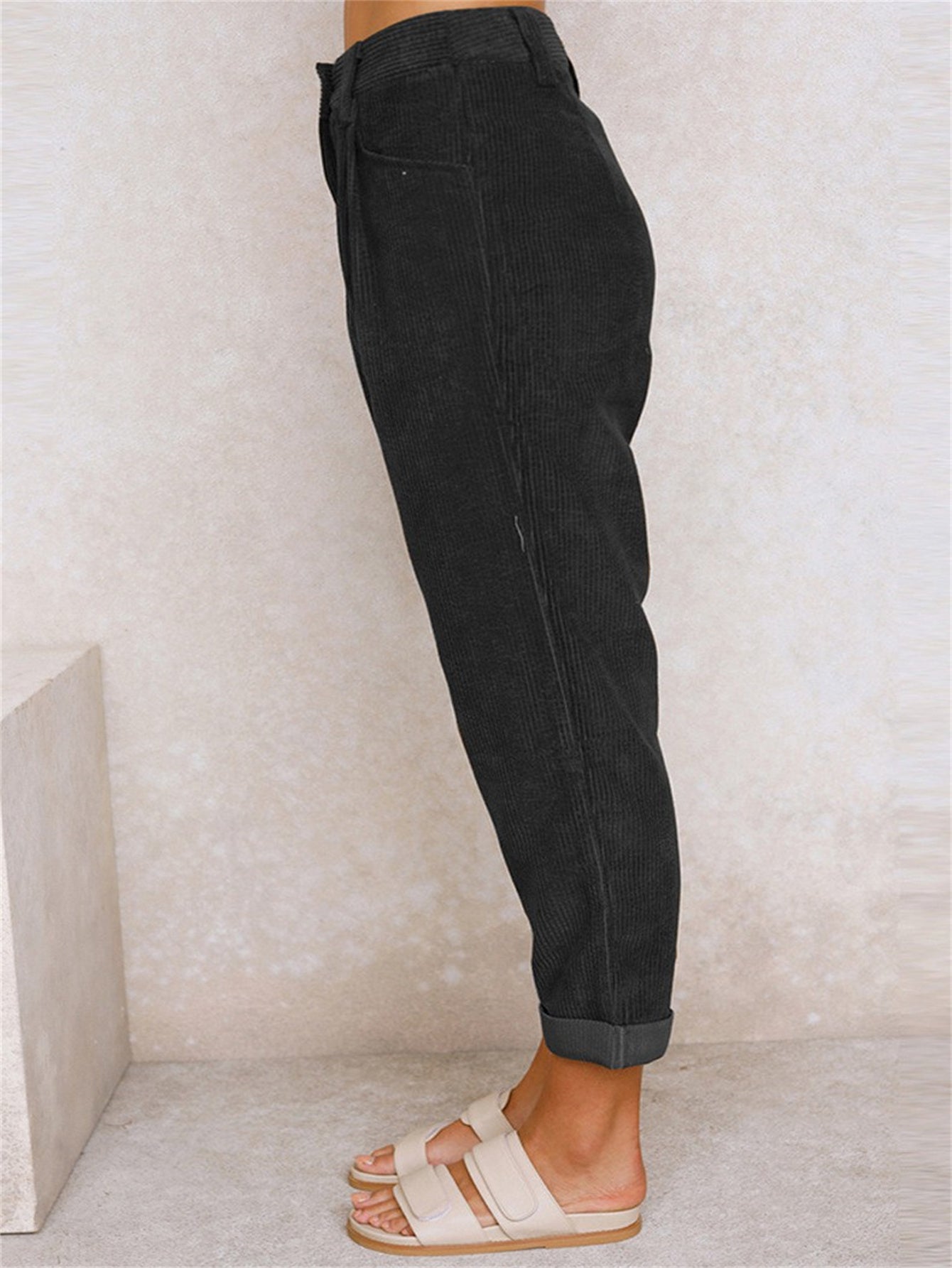 Hilda® | straight leg corduroy trousers for women