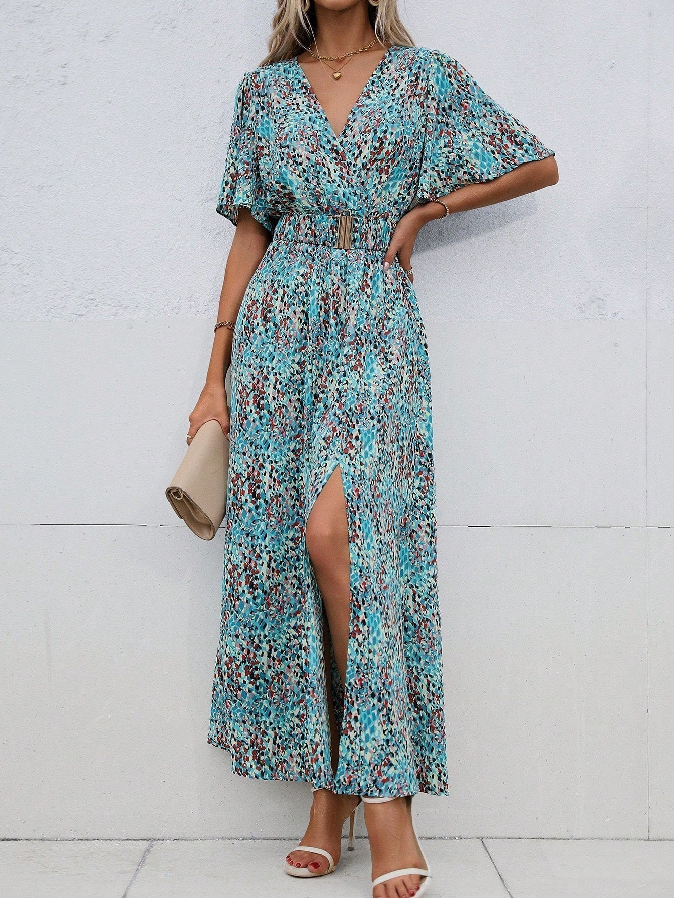 Tania® | Maxi Dress Elegant Butterfly Style