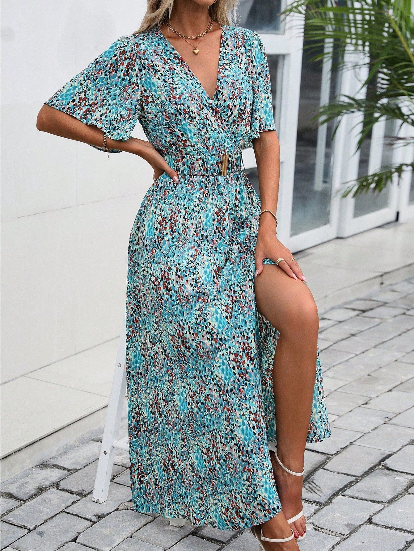 Tania® | Maxi Dress Elegant Butterfly Style